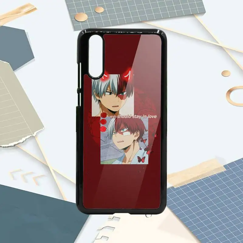 

Shoto Todoroki My hero academia Phone Case PC For Samsung galaxy S note 8 9 20 10 e lite2019 plus pro ultra