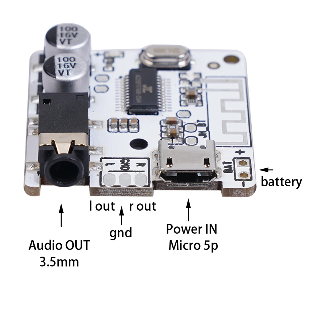 5 0 JL6925A стерео музыка 3 мм DIY Автомобильный Bluetooth-совместимый аудиоресивер WAV + APE FLAC