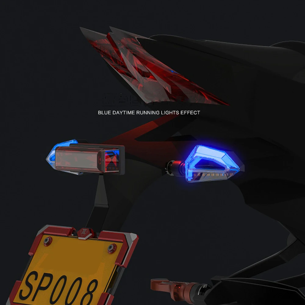 Универсальный светодиодный указатель поворота для мотоцикла 12 В suzuki gsf triumph tiger 1050