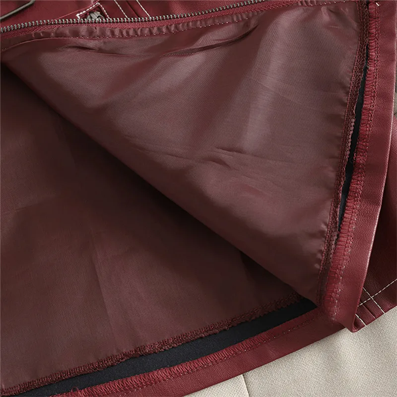 Женская юбка из ПУ кожи с высокой талией и металлическим блеском|Женские юбки| |