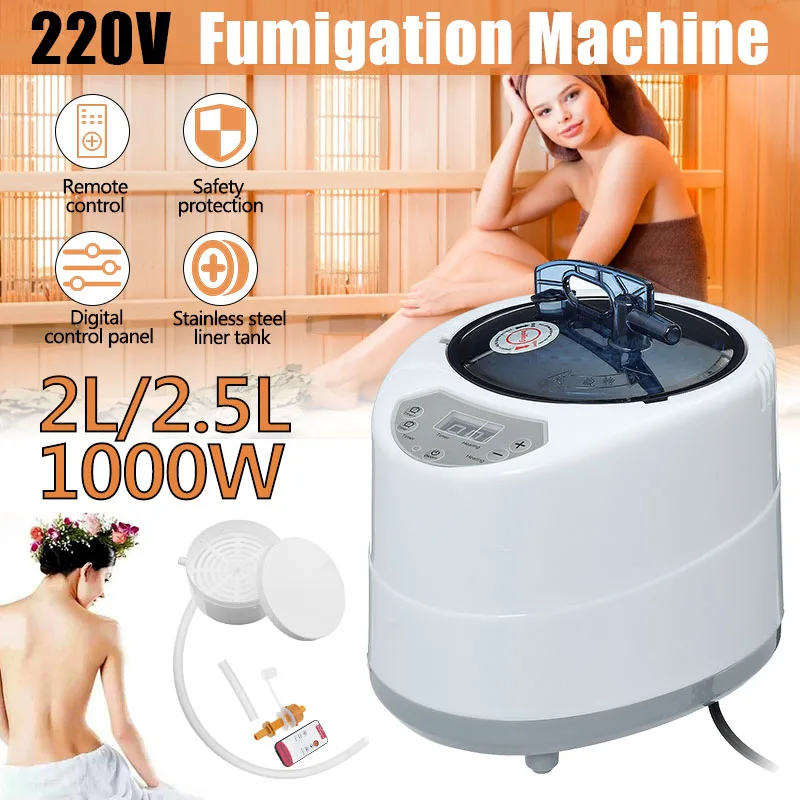 

2.5/3.0L Sauna Steam Generator Sauna Accessories For Shower Cabin Spa Tent Body Therapy Fumigation Machine Home Steamer Therapy