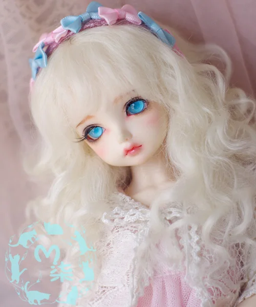 M7-bjd кукольный парик из мохера Рождество 8-9 дюймов 7-8 дюймов 6-7 дюймов 5-6 дюймов 4-5 дюймов 3-4 дюйма 1/3 1/4 1/6 1/8 1/12 блонд, коричневый, красный