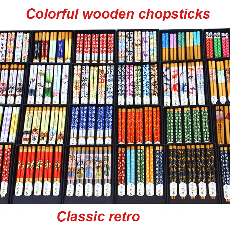 

WHISM 5 Pairs/Set Handmade Japanese Sushi Natural Bamboo Chopsticks Value Gift Sushi Chinese Food Dietary Tools Gift