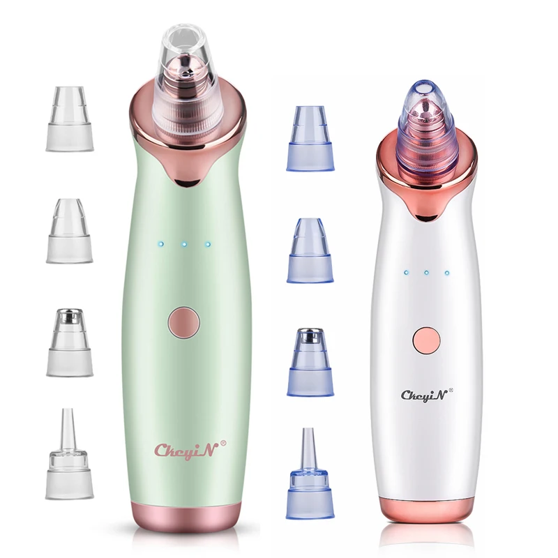 

CkeyiN Blackhead Remover Face Deep Nose Cleaner T Zone Pore Acne Pimple Removal Vacuum Suction Facial Diamond Beauty Clean Skin