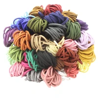 5mlot 3mm suede braided cord velvet leather diy children jewelry handmade beading bracelet necklace jewelry making supplies