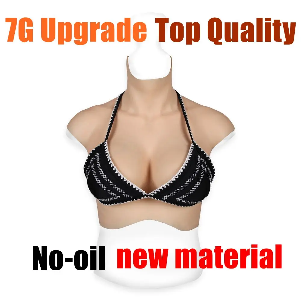 

7G New Upgrade Top Quality Fake Artificial Boob Realistic Silicone Breast Forms Crossdresser Shemale Transgender Drag Queen