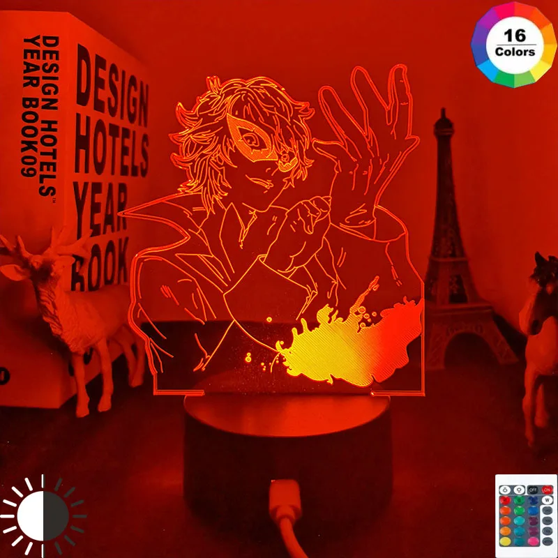 Светодиодный ночсветильник Persona 5 для детской спальни Декор подарок на день