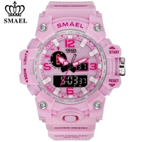 smael new sport waterproof watch women luxury brand led digital quartz wrist watch ladies clock montre femme relogio feminino