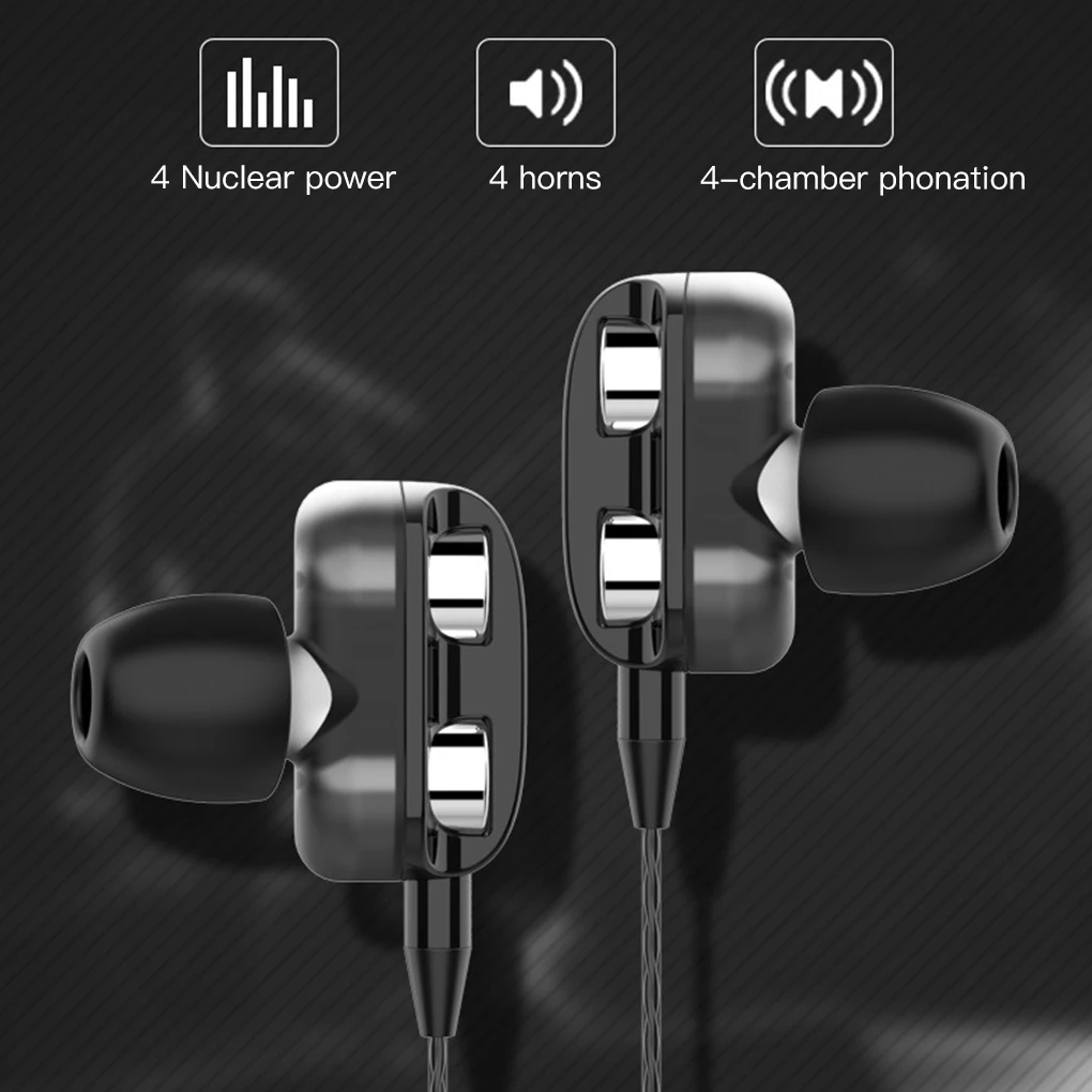 

Type-c Earphone Headphone Phone Handsfree Headset Wired Control Noise reduction Earbud with Mic