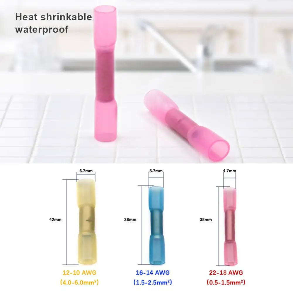 20/100/200 шт Электрический соединительный провод соединитель изолированные