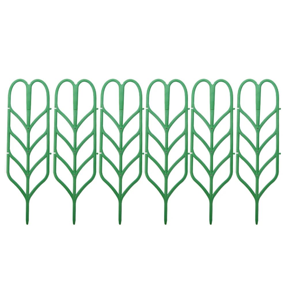 

Support Frame Climbing Plant Lattices-plant Trellis Plastic Green Heart-shaped Potted Plants And Vegetables Indoor Outdoor Rack