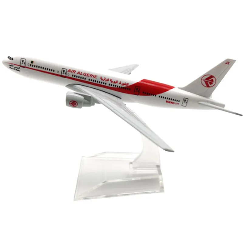 

16cm Algerian Aviation Boeing 777 Alloy Aircraft Model Plane Model Diecast Aircraft Toys Airplane Airliner Kid Gifts