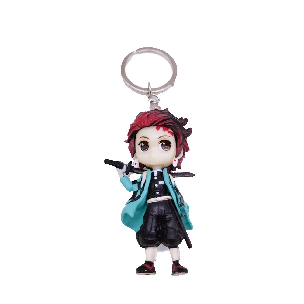 

Demon Slayer Figure Anime Keychain Kimetsu No Yaiba Kamado Nezuko Collection Model Doll Kawaii Toy for Boys Girls Cute Gift