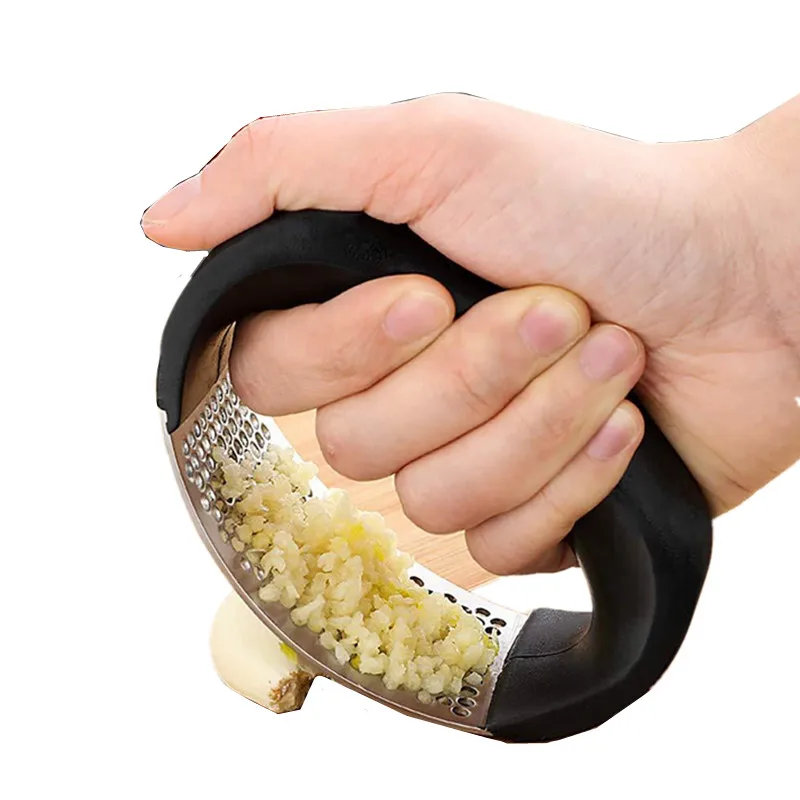 

Kitchen Gadgets Kitchen Accessories Stainless Garlic Press Manual Garlic Press Device Kitchen Press Squeezer Ginger Garlic Tools