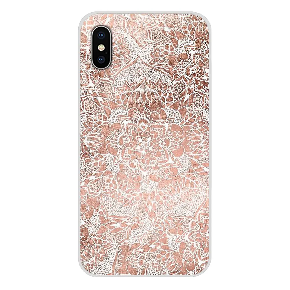 Аксессуары чехлы для телефонов Apple IPhone X XR XS 11Pro MAX 4S 5s 5C SE 6S 7 8 Plus ipod touch 5 6 blue gold marble rose