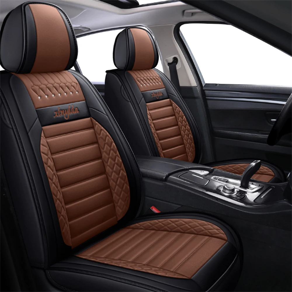Кожаный чехол на сиденья автомобиля чехлы для Skoda Kodiaq Rapid Spaceback Octavia 2012 Fabia 2 Felicia Karoq