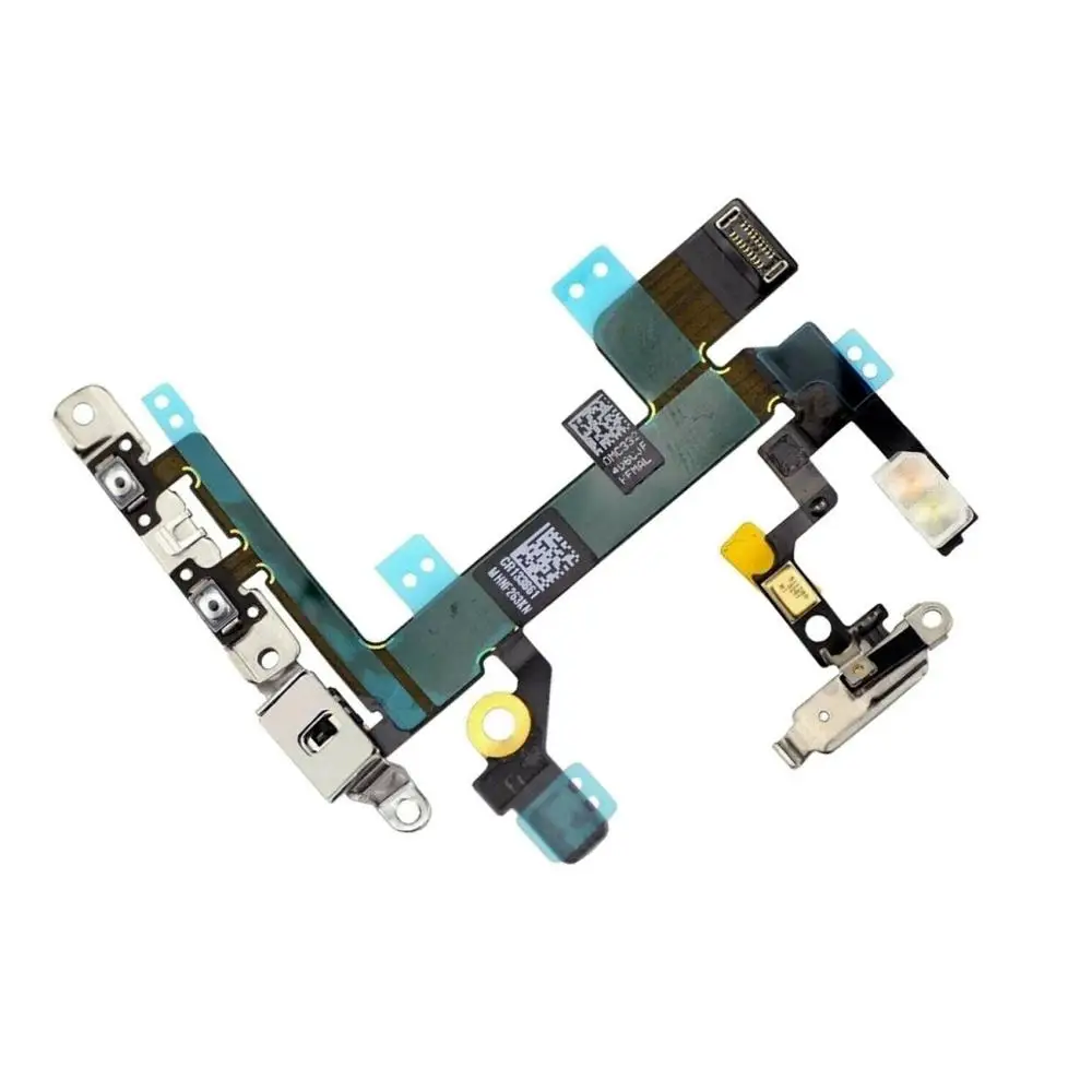 Для Apple iPhone 5/5S/5C/SE ВКЛ/ВЫКЛ питания замок объем беззвучная кнопка включения гибкий