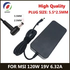19 в 6.32A 5,5*2,5 мм 120 Вт адаптер для ноутбука Notbook источник питания для MSI GE70 GE60 GE72 GS70 GP60 GX60 A12-120P1A A120A010L зарядное устройство