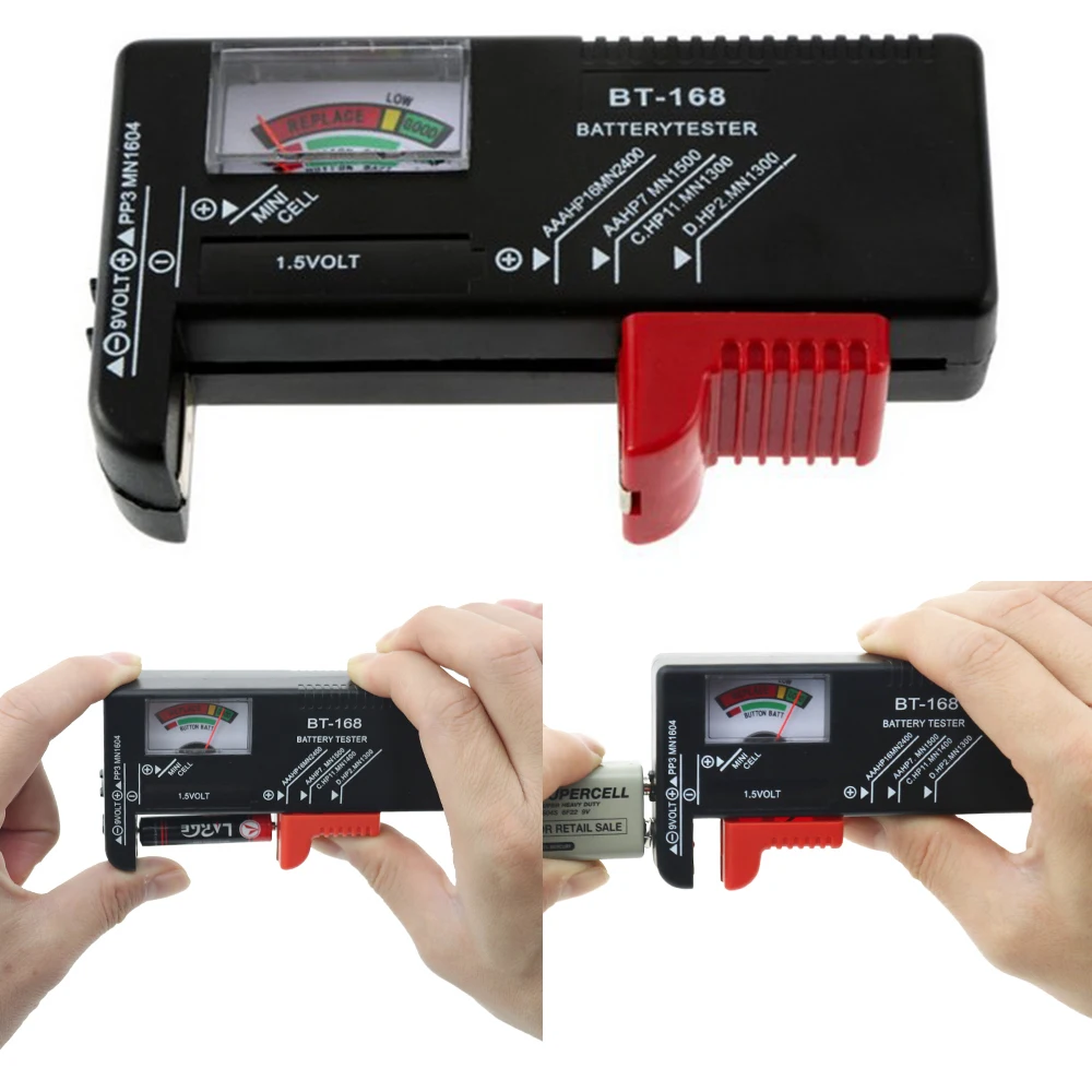 Тестер емкости аккумулятора AAA AA инструмент для диагностики Универсальный