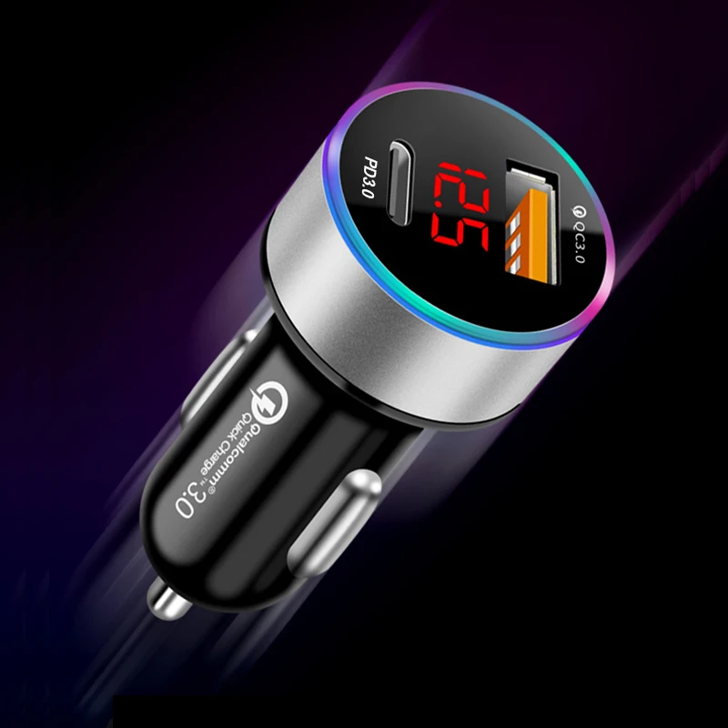 36W USB Fast Charging car charger PD Type C QC4.0 QC3.0 Wall Chargers For iPhone 12 Pro Max Macbook Xiaomi Quick Charger | Мобильные