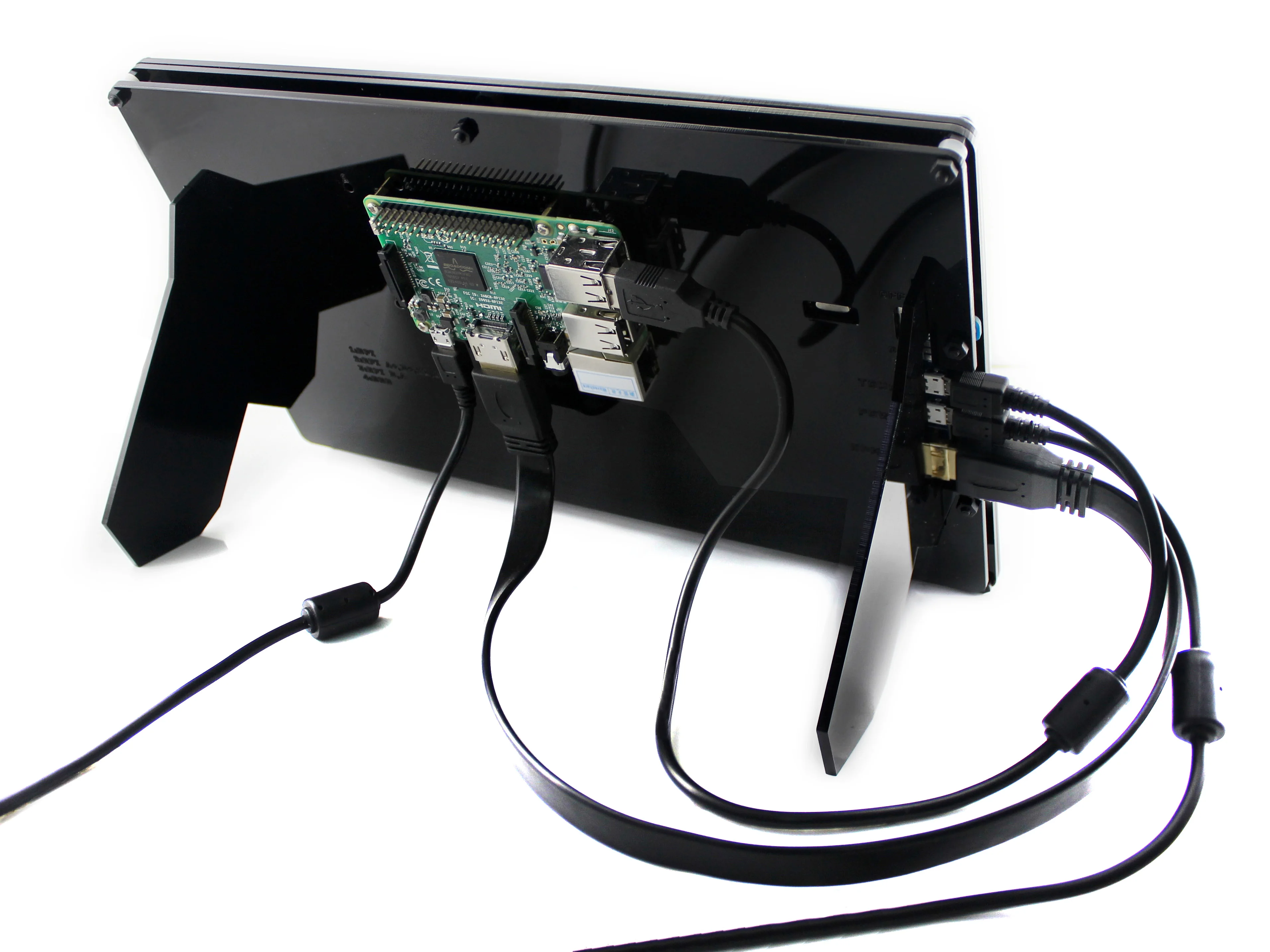 Waveshare 10.1 дюймовый емкостной сенсорный ЖК-экран (B) с чехлом 1280×800 HDMI-совместимый IPS-дисплей для Raspberry Pi PC Windows 10 on.