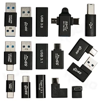 90 degree usb 3 1 type c female to usb a female b male to female adapter otg type c to usb 3 0 male female converter connector