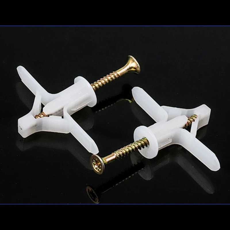 

K1KA Hollow Wall Anchors Plasterboard Plugs & Screws Aircraft/Butterfly Expansion Anchors Bolts Frame Fixings Expansion Tube