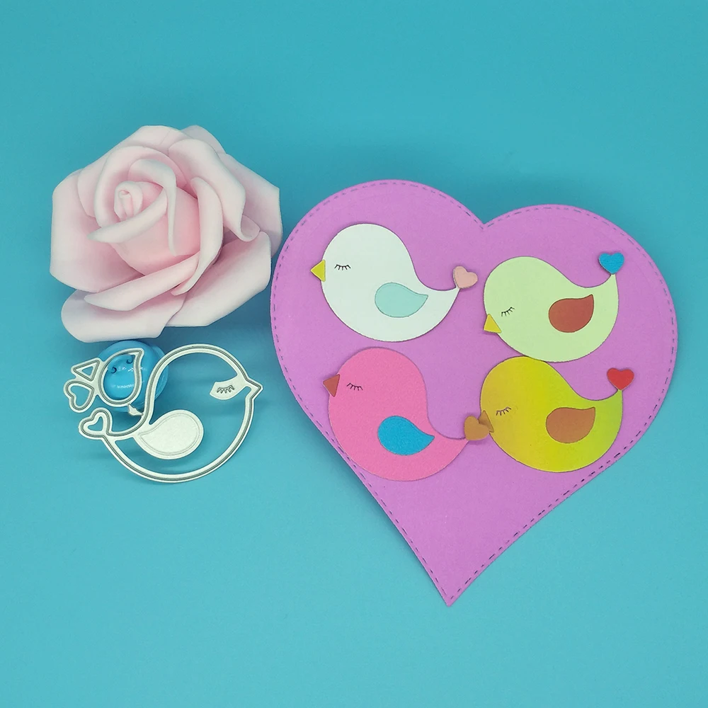 Металлическая Форма для резки Love bird скрапбукинг фоторамка украшение фотоальбома