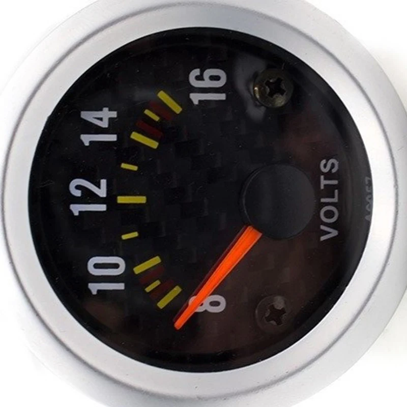 52mm Universal 2 Inch Mechanical Car Voltmeter Voltage Meter Gauge LED 8-16V | Автомобили и мотоциклы