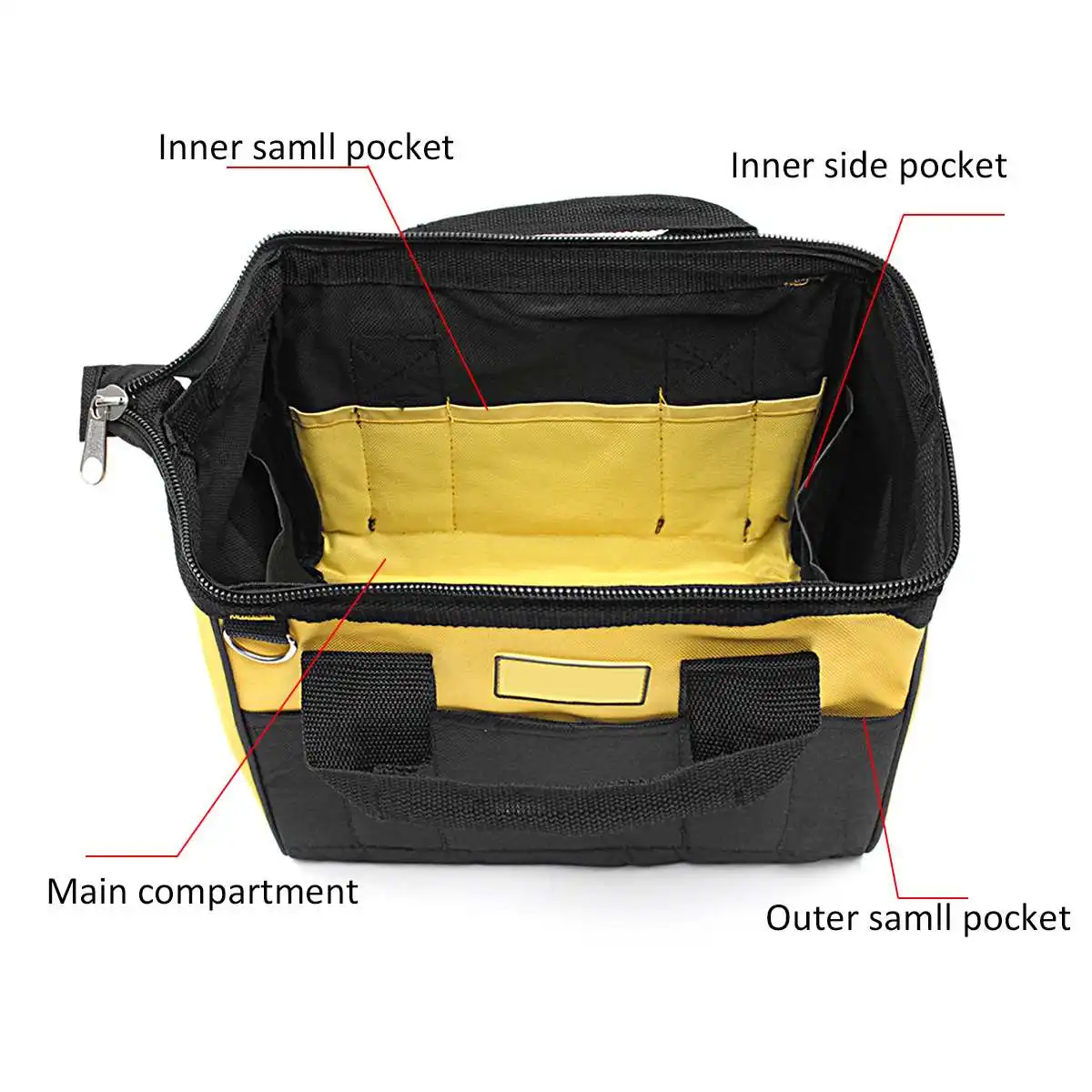 

11/13/17 Inch Canvass Tool Bag Portable Hand Tool Storage Bag Multi Function Electrician Bag Large Capacity Storage Bag