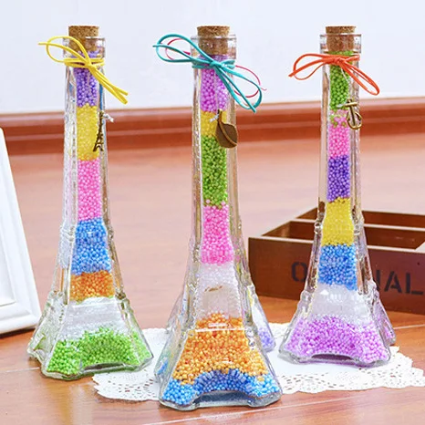 1 бутылка пластиковый пенопласт пенополистирол пенопласт Baby Shower DIY игрушка наполнитель украшения события вечерние украшения