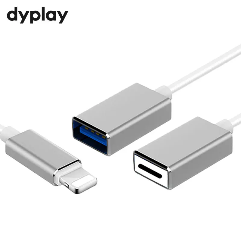 2 в 1 8Pin к USB OTG кабель синхронная Зарядка для iPhone iPad iOS от 10 до 13 мужчин и женщин Поддержка большинства USB устройств
