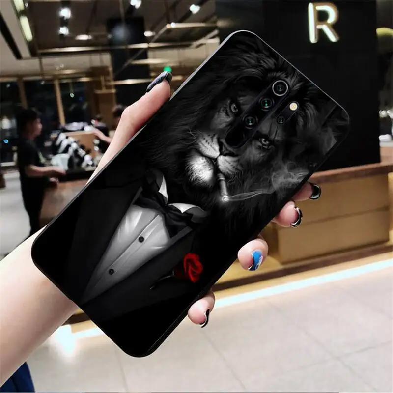 Мужской костюм рубашка галстук черный телефон чехол для Redmi Note 8 8A 8T 7 6 6A 5 5A 4 4X 4A Go Pro