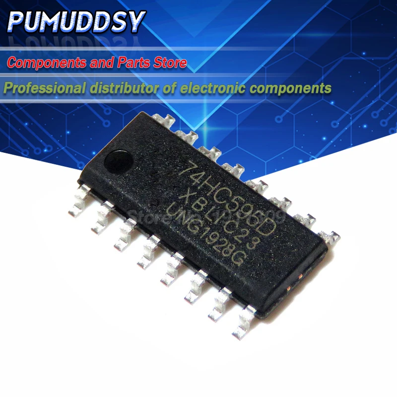 20 шт. 74HC595D 74HC595 SOP 16 счетчик переключения передач 8bit Shiftr IC|Интегральные схемы| |