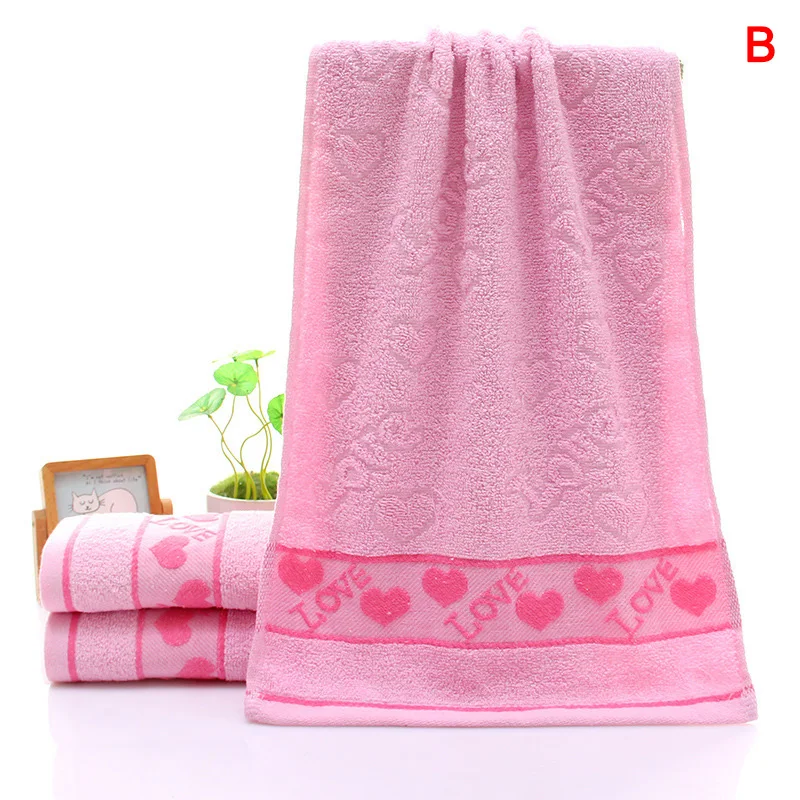 

New Soft Cotton Bath Towel Thicken Water Absorbent Face Towels for Spa Clean Household SCI88