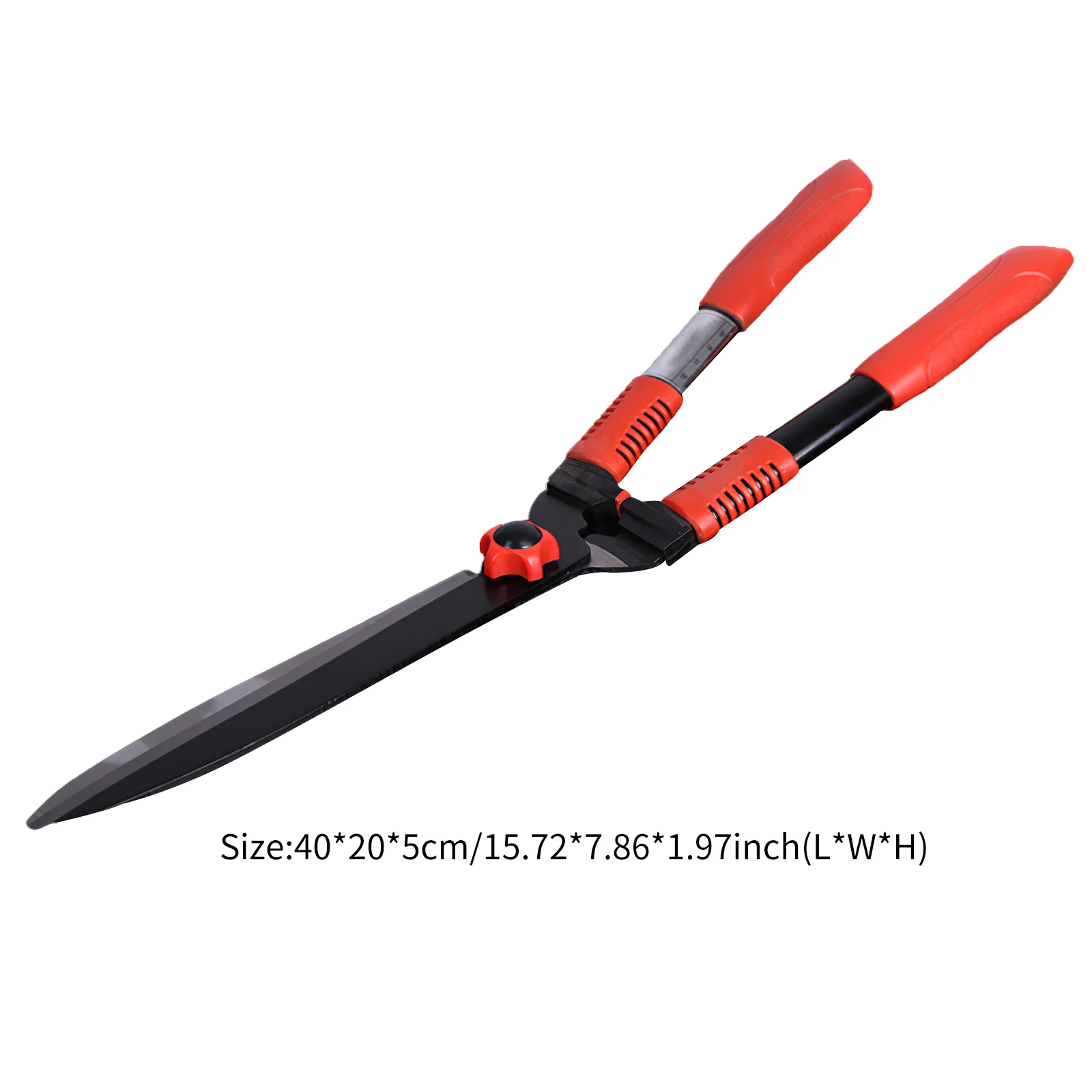 

12-Inch Large Lawn Trimming Scissors Carbide Steel Hedge Shear Adjustable Gardening Tool With Ergonomic PVC Coated Handle