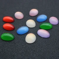 10x14mm oval resin cabochons for beaded earrings flatback resin cabochons embellishments diy pendant jewelry making accessories