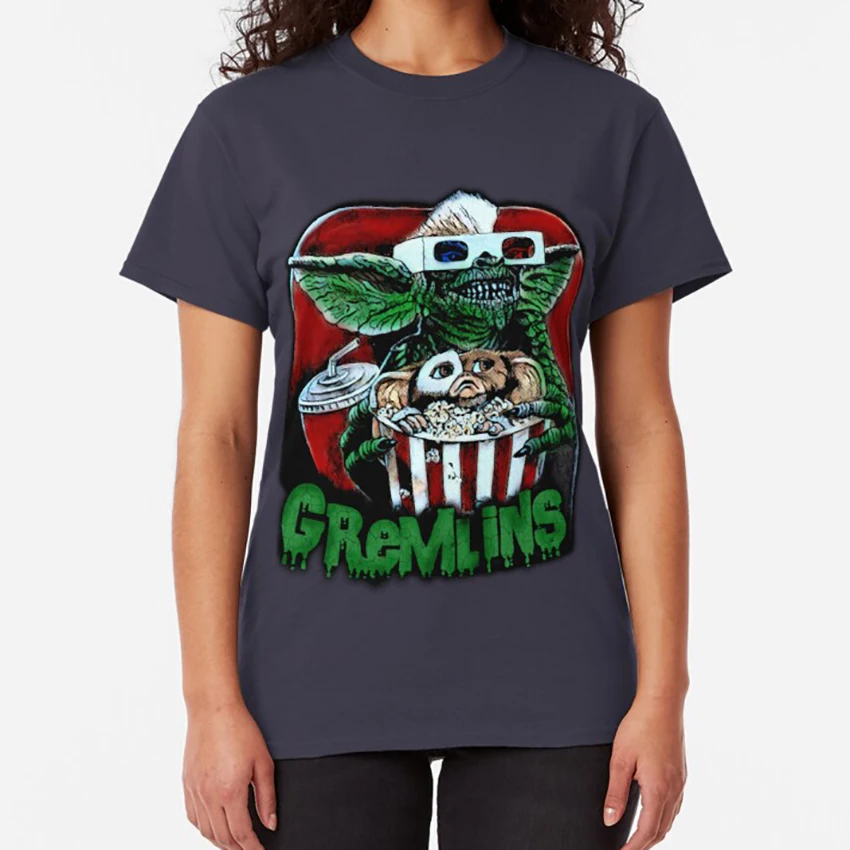 Gremlins футболка gremlins 80s комедия ужасов sci fi классический культ gizmo mogwai