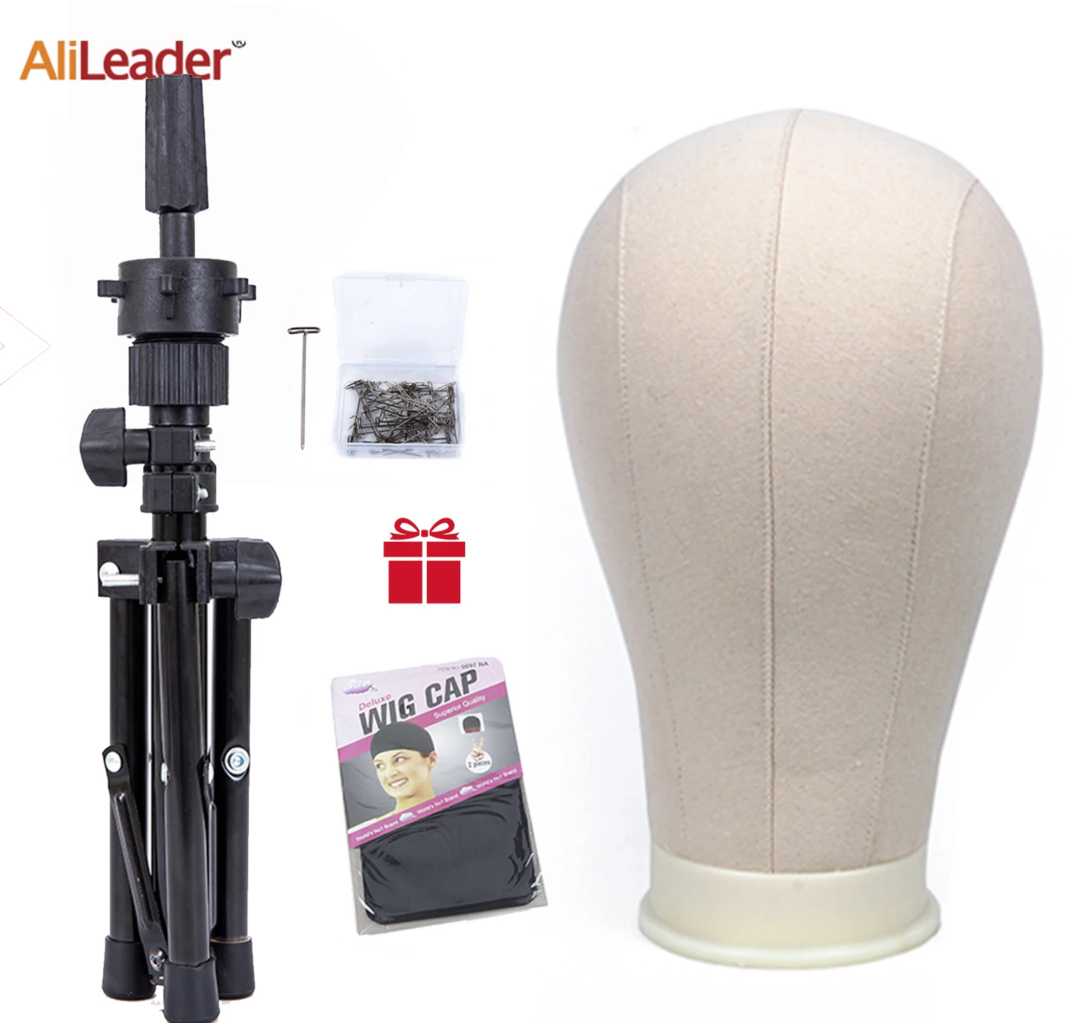 

Голова-манекен Alileader с подставкой, тренировочный головной убор, блочный голова-манекен с подставкой для парика, с головкой, кепка для парика
