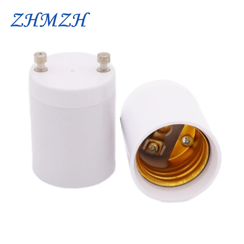 

ZHMZH 5Pcs/Lot GU24 To E27 Fire Resistant PC CE Certification Lamp Holder Converter for LED Energy-saving Lamps