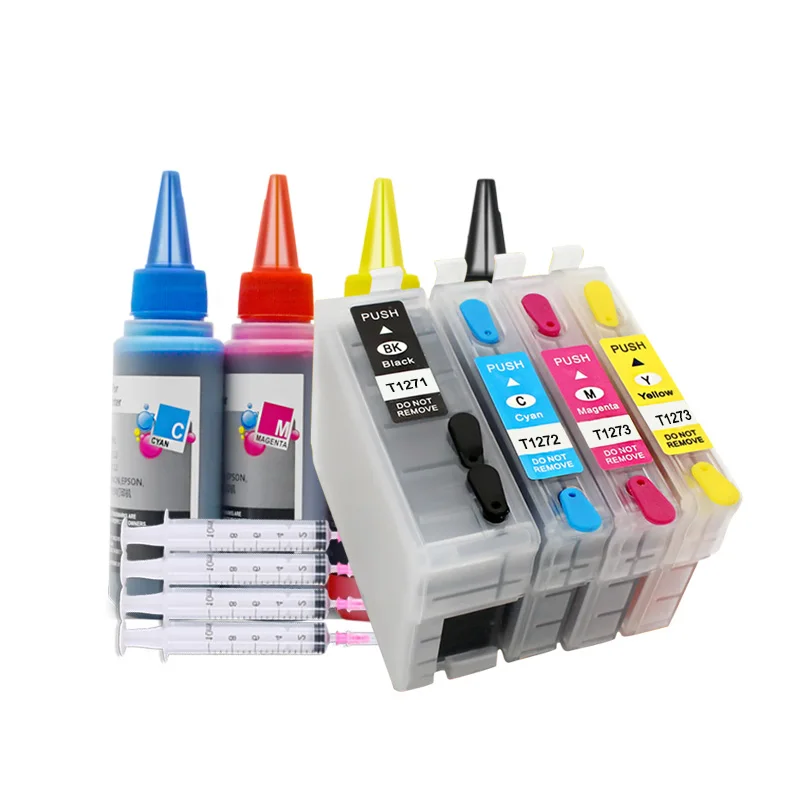 Многоразовый чернильный картридж T1271 для EPSON Workforce 60 545 645 840 845 3530 3540 7010 7510 7520