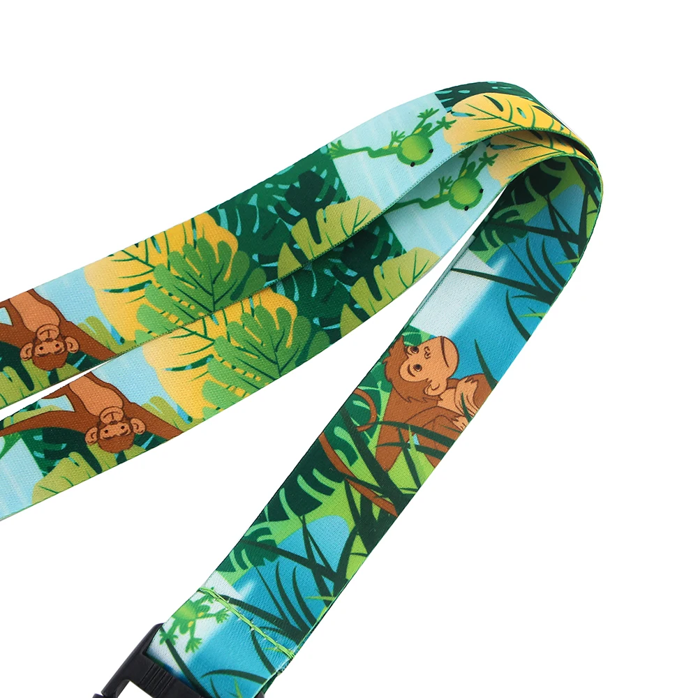 

BG740 Dongmanli Monkey Cartoon Lanyard For Key Cool Hang Ropes Cell Phone Badge Holder Neck Straps Gift For Women Men