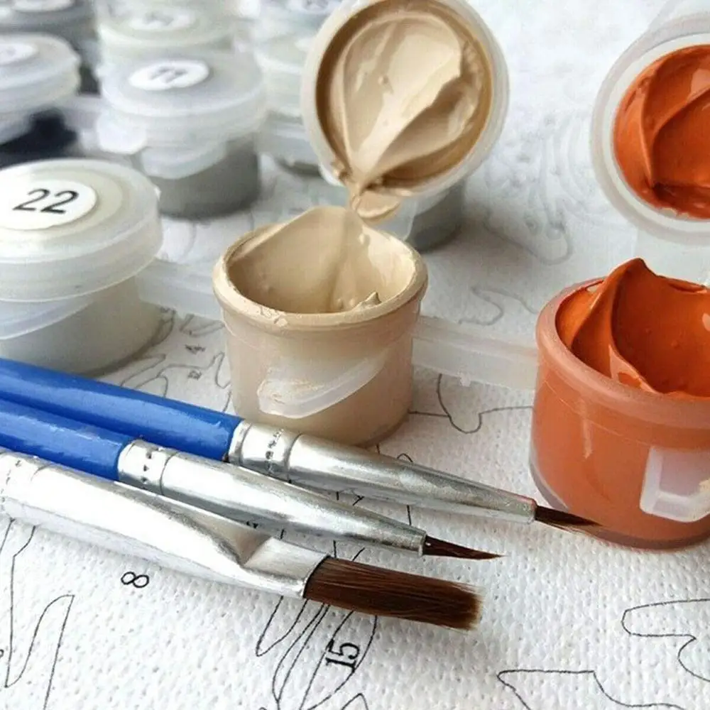 AMTMBS девушка огонь Волшебная фантазия DIY живопись по номерам рисунок на холсте