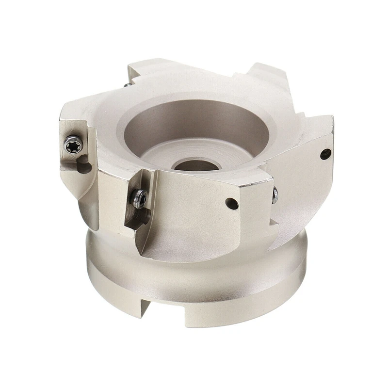 

400R 80mm Face End Mill CNC Cutter +R8 FMB27 Arbor +6Pcs APMT1604 Carbide