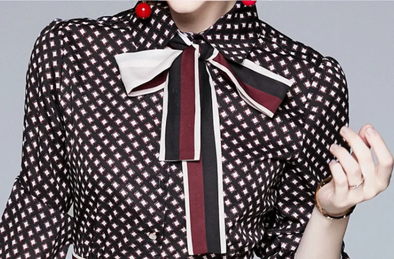 Модное дизайнерское подиумное винтажное платье BLLOCUE осень 2020 женское элегантное