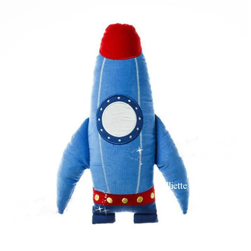 Rocket Экскаватор постельные принадлежности Подушка вышитая детская Автомобильная подушка животные хлопок мальчик Подушка для спины стерео игрушки Мультяшные подушки - Цвет: Rocket