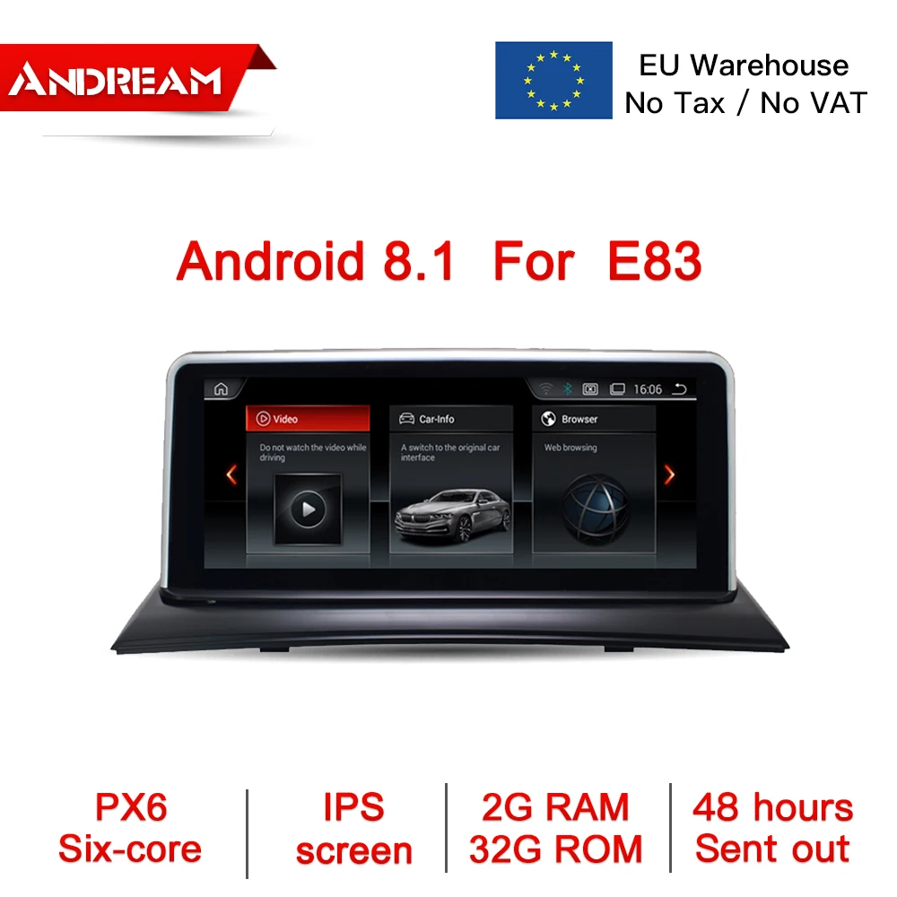 Andraam Android 8 1 6 Core 2 Гб ram Автомобильный gps навигатор мультимедийный плеер головное