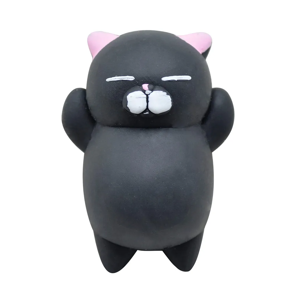 

Cute Mochi Cat Squeeze Healing Fun Kids Kawaii Toy Stress Reliever Decor