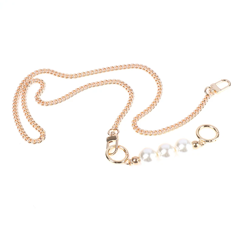 

Imitated Pearl Bag Chain Replacement Long Women Crossbody Shoulder Bag Strap 60-120cm Handbag Handle Belt Bag Parts Accessories