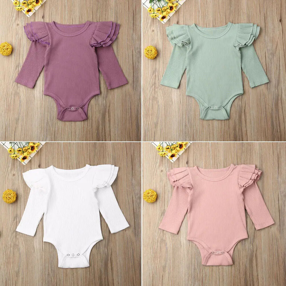 Осенне зимние теплые комбинезоны для новорожденных девочек комбинезон с длинным